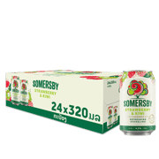 ຊຳເມີສະບີ ສະຕໍເບີລີ ແລະ ກີວີ ກະປ໋ອງ 320ml x24 (ແກັດເຈ້ຍ)