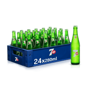 ເຊເວັນອັບ ແກ້ວ 280ml x24 (ລັງຢາງ)