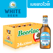 ເບຍລາວເບຍໄວທ໌ ແກ້ວ 330ml x24 (ລັງຢາງ)