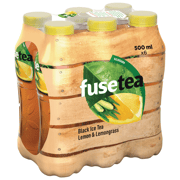 FUSE TEA Lemon Lemongrass EW PET 4X6X0,50