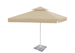 Parasol neutre beige 3.5m