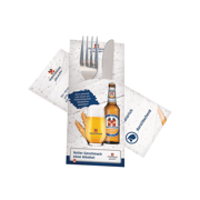 Feldschlösschen Alkoholfrei Bestecksettasche mit Serviette 1X200