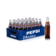 ເປບຊີ ແກ້ວ 280ml x24 (ລັງຢາງ)