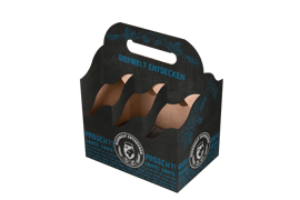 Kartontraeger für 6 Flaschen