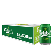 ເບຍຄາວສະເບີກກະປ໋ອງ 330ml x18 (ແກັດເຈ້ຍ)