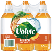 Volvic Thé Pêche Sportcap EW PET 6X0,75