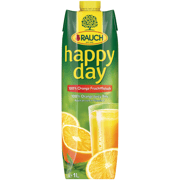 Rauch happy day Orangensaft 100% mit Fruchtfleisch Tetra Pak 12X1,00