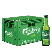 ເບຍຄາຣສະເບີກ ແກ້ວ 330ml x24 (ລັງຢາງ)