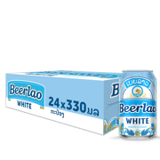 ເບຍລາວເບຍໄວທ໌ ກະປ໋ອງ 330ml x24 (ແກັດເຈ້ຍ)