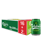 ເບຍຄາວສະເບີກກະປ໋ອງ 330ml ແກັດເຈ້ຍ x18(16+2) ໂປຣໂມຊັນ (ແກັດເຈ້ຍ)