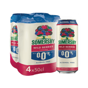 Somersby Wild Berries Alkoholfrei 0.0 6x4 pack Dose 6X4X0,50