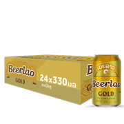 ເບຍລາວໂກຣ ກະປ໋ອງ 330ml x24 (ແກັດເຈ້ຍ)