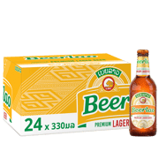 ເບຍລາວ ແກ້ວ 330ml x24 (ແກັດເຈ້ຍ)