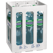 Henniez grün wenig CO2 EW PET im Harass 6X1,50