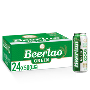 ເບຍລາວກຣີນ ກະປ໋ອງ 500ml x24 (ແກັດເຈ້ຍ)