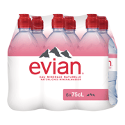 Evian ohne CO2 Sportcap EW PET 6X0,75