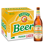 ເບຍລາວ ແກ້ວ 640ml x12 (ແກັດເຈ້ຍ)